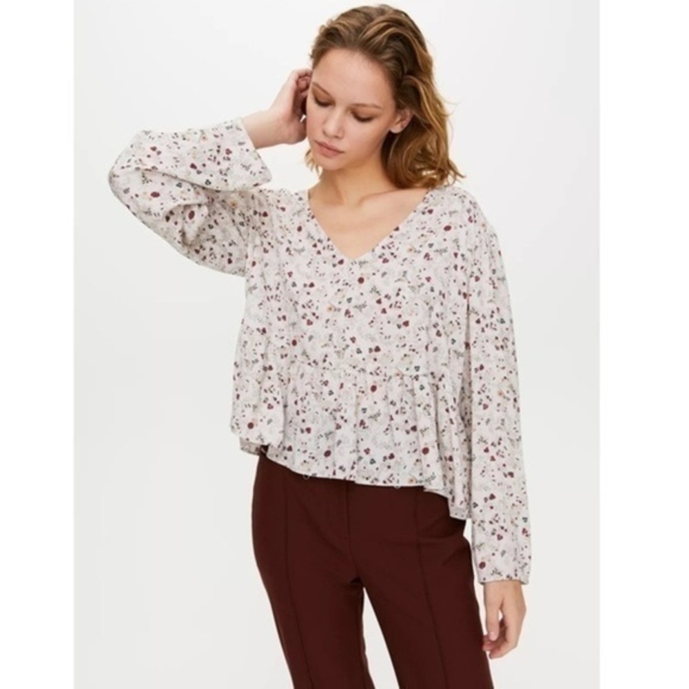 NWT little moon Campari Blouse size Medium